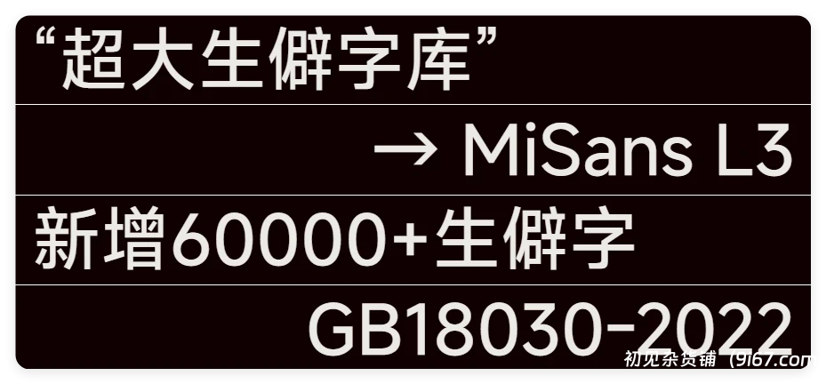 设计资源丨小米澎湃OS全新系统可商用字体合集MiSans Global免费分享插图1