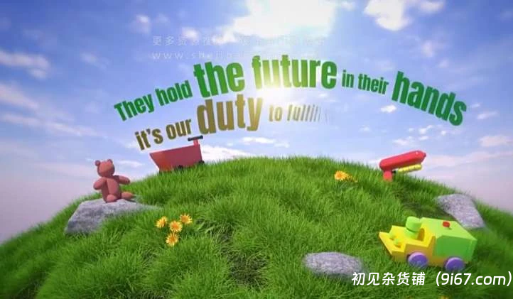 设计资源丨儿童节卡通展示AE模板片头 Happy Children’s Day|初见杂货铺