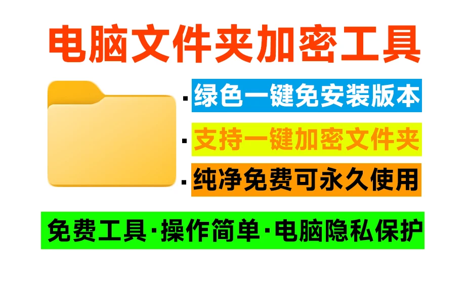 电脑工具丨电脑文件一键加密 保护电脑照片视频文件隐私，守护小姐姐，纯绿色免费使用|初见杂货铺