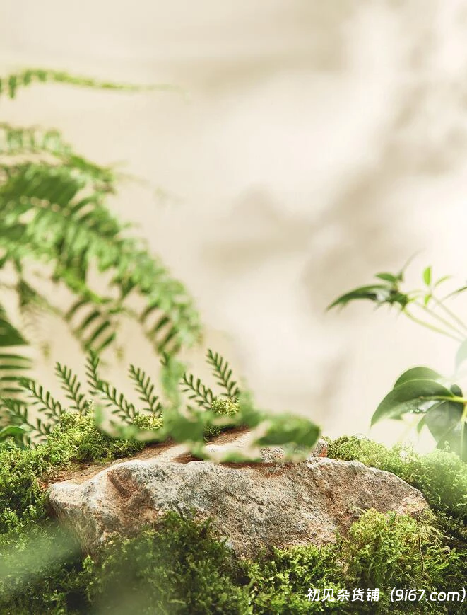 设计资源丨电商设计自然高级场景背景高清图18款|初见杂货铺