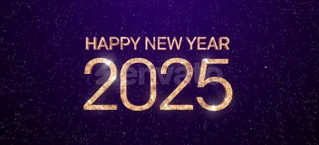 设计资源丨2025年60秒新年倒计时AE模板片头无需插件 Countdown（可改2026）|初见杂货铺